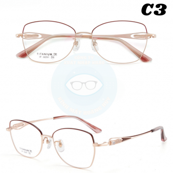 Gọng kim loại công sở nữ mã 6291